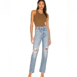 AGOLDE Blue Denim Jeans